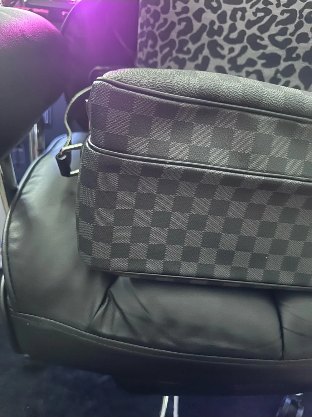 Louis Vuitton Damier Graphite Black Messenger Bag